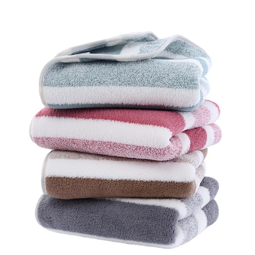 Quick-Drying Striped 1pc35x75 or Towel Set For Soft And Absorbent Bathroom Experience Bath Towel Or Hand Towel