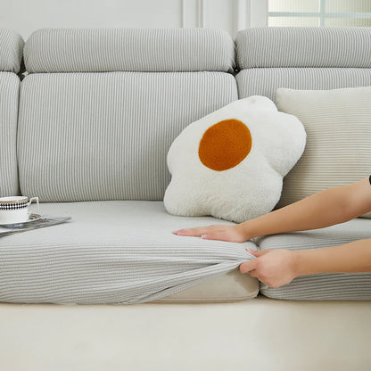Four-season universal new solid color sofa hats jacquard all-inclusive sofa cushion covers non-slip breathable sofa hats wholesa