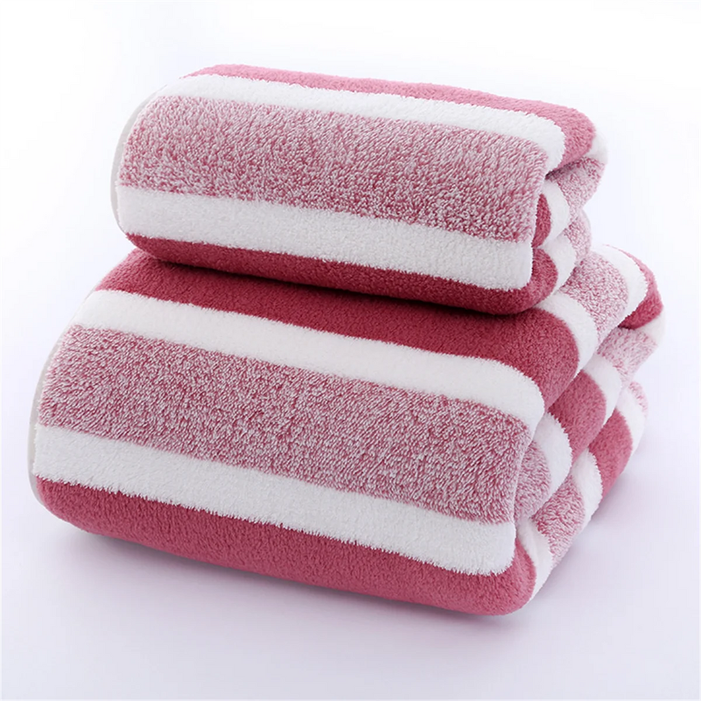Quick-Drying Striped 1pc35x75 or Towel Set For Soft And Absorbent Bathroom Experience Bath Towel Or Hand Towel