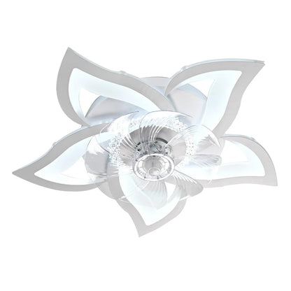 IRALAN Ceiling Fan with Lights,Modern Dimmable Flower Shape, Remote Control/app Control,Timing 6 Gear Speeds Fan Ceiling Lamp