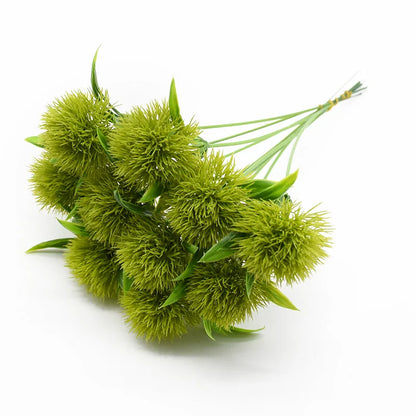5/10pcs Artificial Plants Dandelion Bouquet Vases For Home Decor Wedding Decorative Fake Flowers Needlework Ornamental Flowerpot