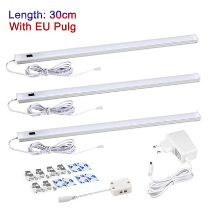 5W/6W/7W LED Under Cabinet Light Hand Sweep Switch PIR Motion Sensor Lamp Under Cabinet led lights for kitchen LED Night Lights