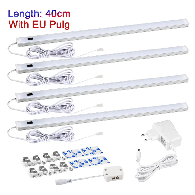 5W/6W/7W LED Under Cabinet Light Hand Sweep Switch PIR Motion Sensor Lamp Under Cabinet led lights for kitchen LED Night Lights