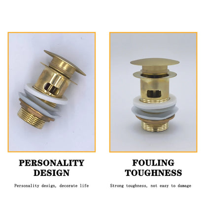 Bathroom Basin Sink Pop Up Drain Waste Stopper Bathroom Faucet Accessories