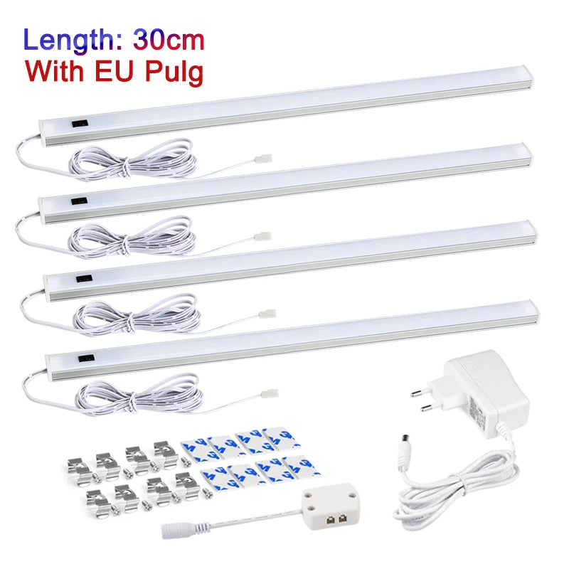 5W/6W/7W LED Under Cabinet Light Hand Sweep Switch PIR Motion Sensor Lamp Under Cabinet led lights for kitchen LED Night Lights