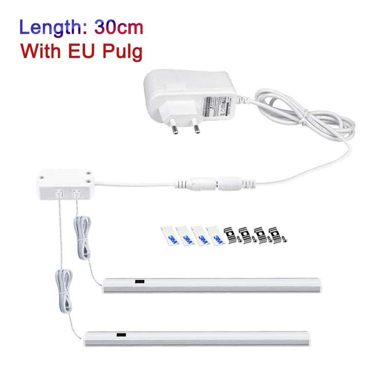5W/6W/7W LED Under Cabinet Light Hand Sweep Switch PIR Motion Sensor Lamp Under Cabinet led lights for kitchen LED Night Lights