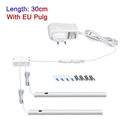 5W/6W/7W LED Under Cabinet Light Hand Sweep Switch PIR Motion Sensor Lamp Under Cabinet led lights for kitchen LED Night Lights