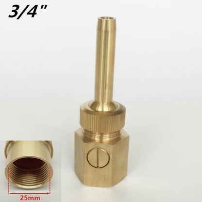 1/2'' 3/4" 1" Adjustable Valve Control Jet Straight Fountain Nozzles Sprinkler Outdoor Water Fountain