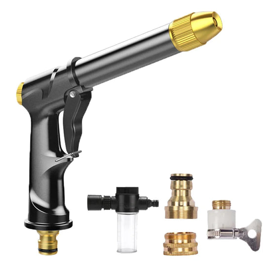 Portable High-pressure Water Gun For Cleaning Car Wash Machine Garden Watering Hose Nozzle Sprinkler Foam Water Gun Dropshipping