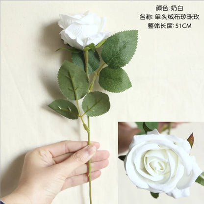 Artificial Flowers Rose Home Wreath Wedding Wreath Decoration Living Room Furnishings Diy Household Products Roses Bouquet Arch