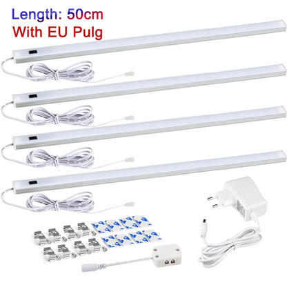 5W/6W/7W LED Under Cabinet Light Hand Sweep Switch PIR Motion Sensor Lamp Under Cabinet led lights for kitchen LED Night Lights