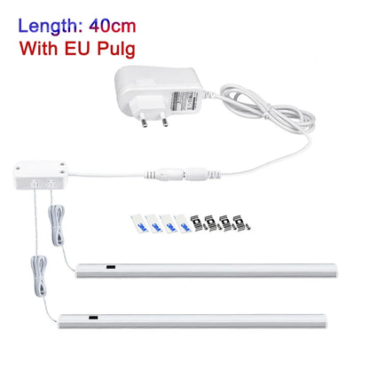 5W/6W/7W LED Under Cabinet Light Hand Sweep Switch PIR Motion Sensor Lamp Under Cabinet led lights for kitchen LED Night Lights