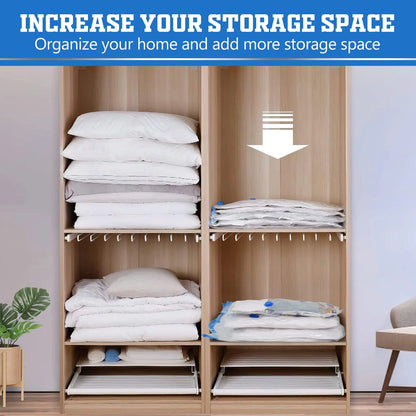 3-5PCS Vacuum Storage Bags, Space Saver Bags  Compression for Comforters and Blankets Clothes Travel Packing Organizer