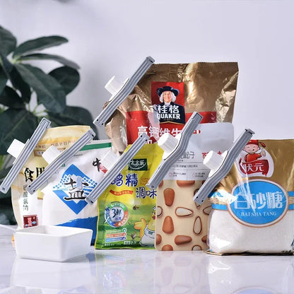 Reusable Sealing Clips for Food Bags Secure Screw Cap Design for Milk Powder, Salt, Spices & Snacks