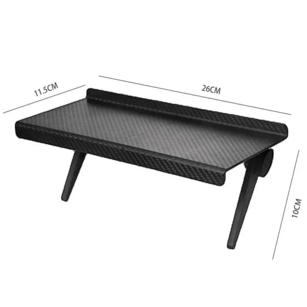 Adjustable TV Screen Top Storage Rack Computer Monitor Desktop Shelf for Wireless Router Set Top Box Media Box Home Organizer