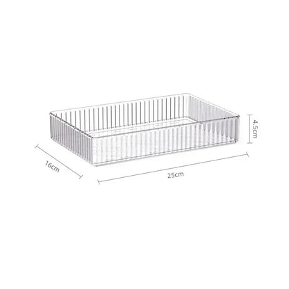 Transparent Box Storage Organizer Desk Plastic Storage Box Container Drawer Organizer Jewelry Box Makeup Organizer Boxes 2042