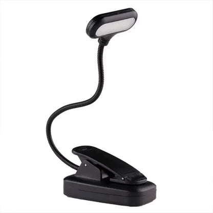 Mini portable LED book light eye protection reading light flexible adjustable direction non-rechargeable battery study lamp bedr