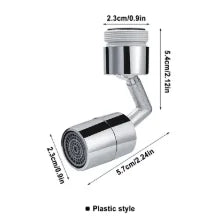 720° Universal Faucet Extender Aerator, Rotating Splash Proof Water Saving Faucet Adapter, ABS Plastic Washbasin Faucet Nozzle f
