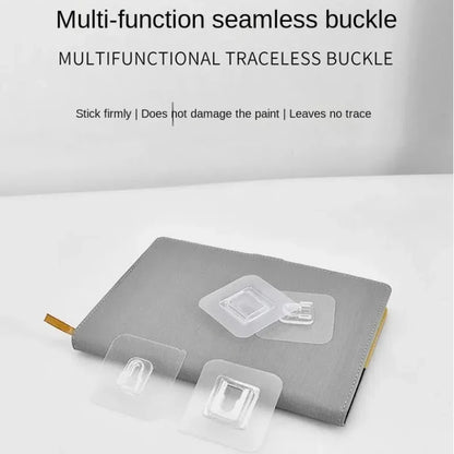Double-Sided Adhesive Wall Hooks Multi-Purpose Transparent Hooks Waterproof Clothes Hats Towel Hooks Kitchen Bath Door Hooks