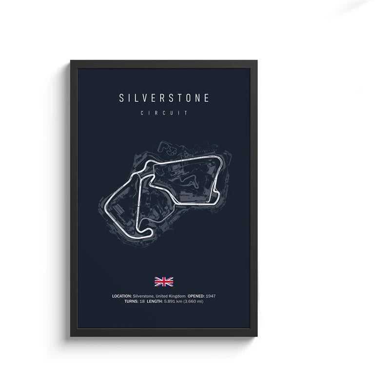 F1 Internationa Track Circuit Canvas Painting F1 Imola Wall Art Nordic Poster Aesthetic Motorsport Race Picture For Home Decor