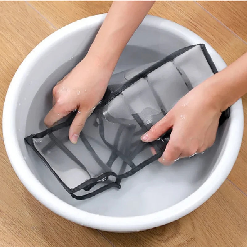 11 Compartment Home Collapsible Underwear Storage Box Nylon Organizing Dormitory Storage Bra Organizing Breathable Mesh Bag
