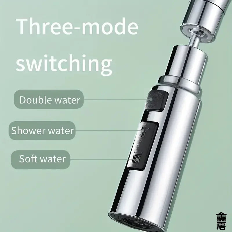 3 Modes Anti-Splash Shower Sprayer Kitchen Filter Faucet Extender  Water Saver Home Universal Faucet