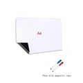 1Pc Flexible Magnetic Whiteboard Stickers A3+A4 with Erasable Markers Refrigerator Memo Board for Kitchen Grocery List