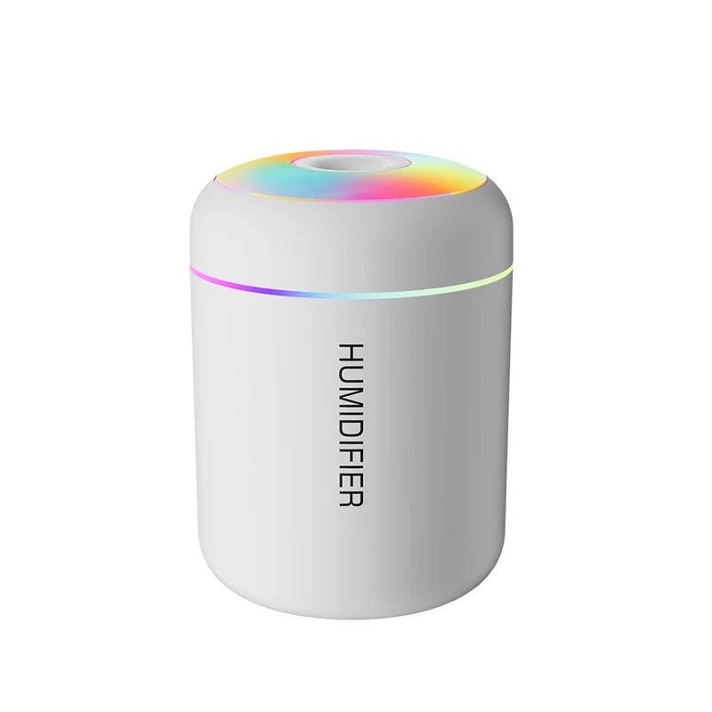 USB Air Humidifier LED Desktop Cool Mist Sprayer Aroma Diffuser Essential Oil Purifier for Home Bedroom