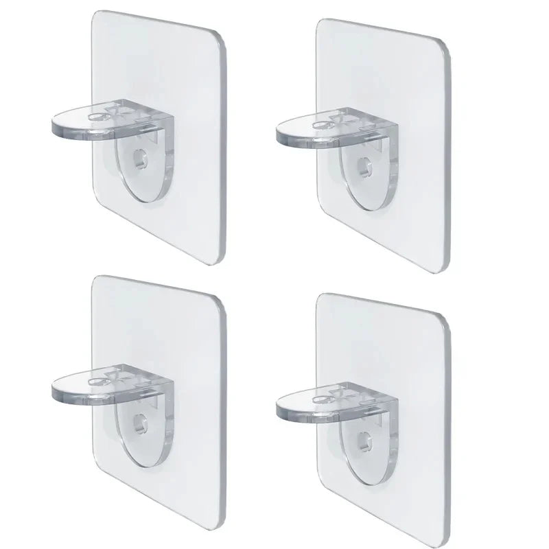 Shelf bracket adhesive nail self-adhesive wardrobe shelf bracket clip wall hanging bracket partition non punching strong bracket