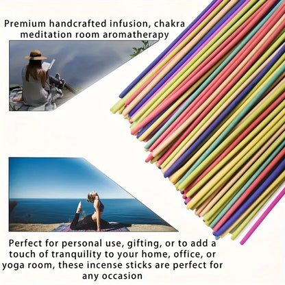 Wholesale multi-color aromatherapy sticks, white sage, lavender, rose，lemongrassand jasmine fragrance,long-lasting home decor