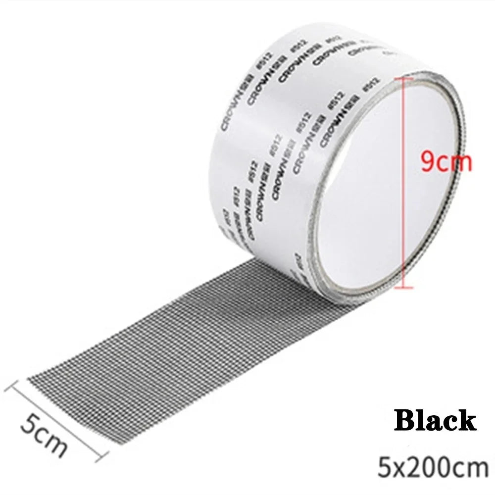 Window Screen Hole Patch Repair Easy Apply Waterproof Tape – Keep Mosquitoes Out with Our Anti-Insect, Self-Adhesive Mesh Patch