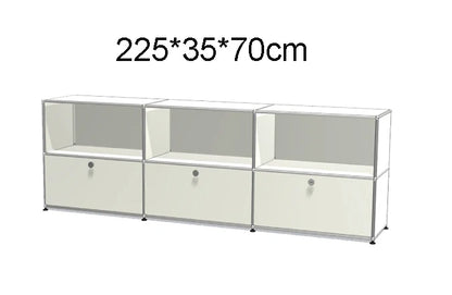 Module Furniture  Storage Modular DIY Shelf Sideboard Customized Size Night Stand Cabinet Stainless Steel Home Use
