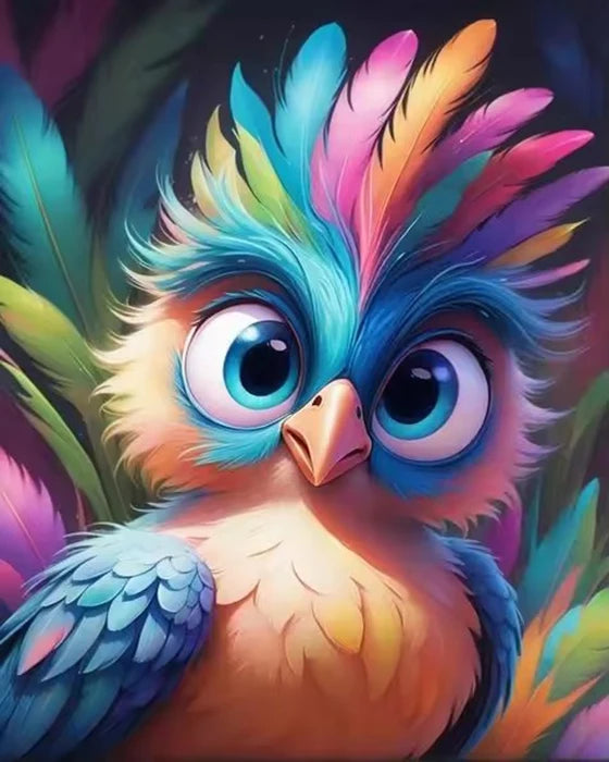 HUACAN Owl Animal Painting By Numbers On Canvas Flower Coloring On Canvas By Adult Pictures Drawing Art Kits Home Decor Gift