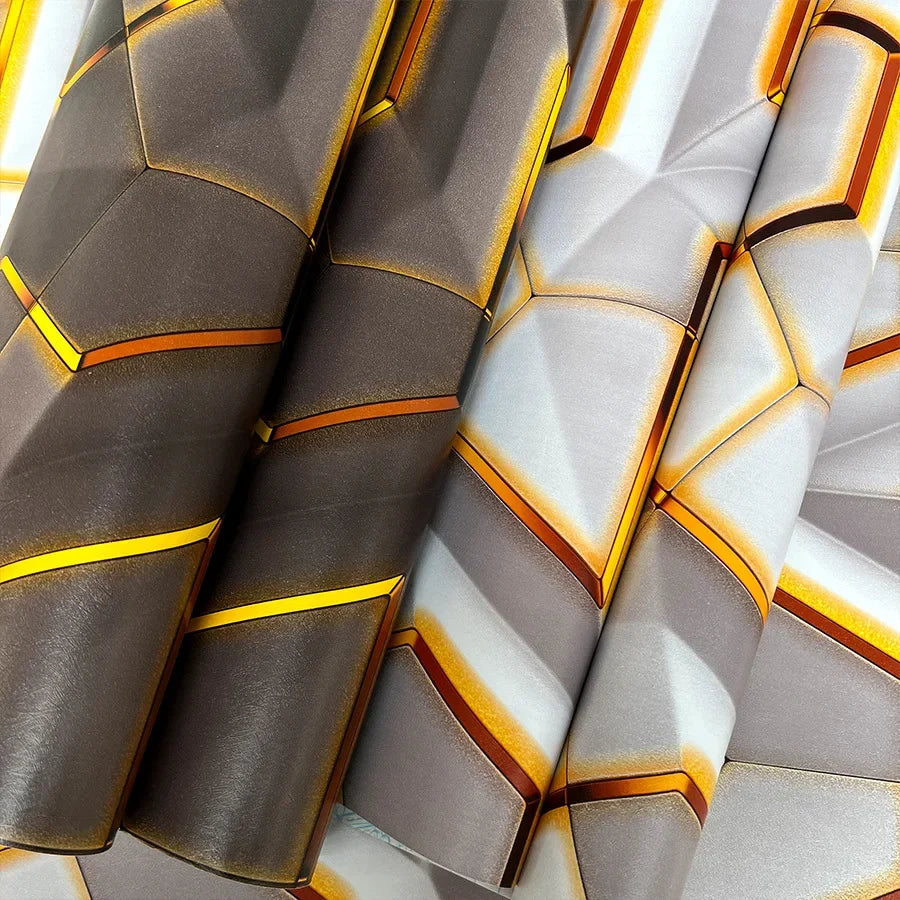 A Roll of Modern Self-adhesive Wallpaper for Home Decoration KTV Restaurant Bar Bedroom Decoration Background Wall DIY Wallpaper