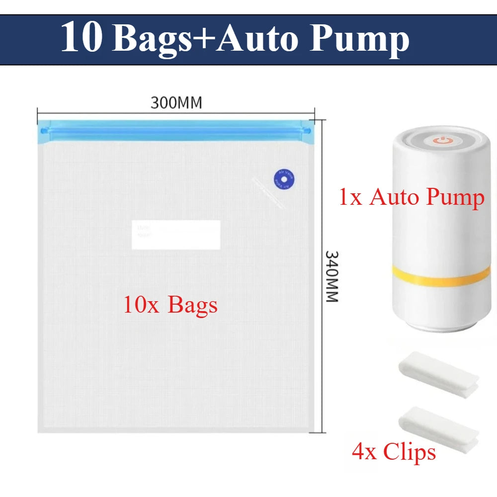 USB Rechargeable Electric Air Pump For 3D Printer Filament Vacuum Bag One-key Quick Pumping Storage Bag Automatic Compressed