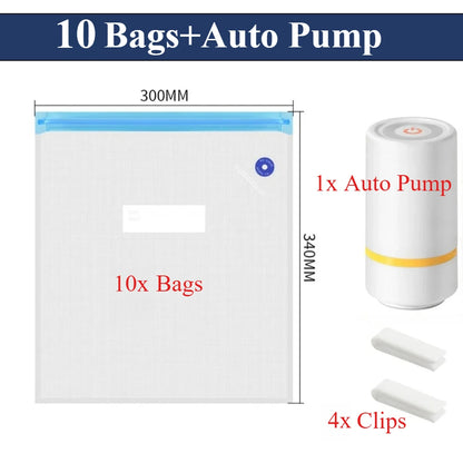 USB Rechargeable Electric Air Pump For 3D Printer Filament Vacuum Bag One-key Quick Pumping Storage Bag Automatic Compressed