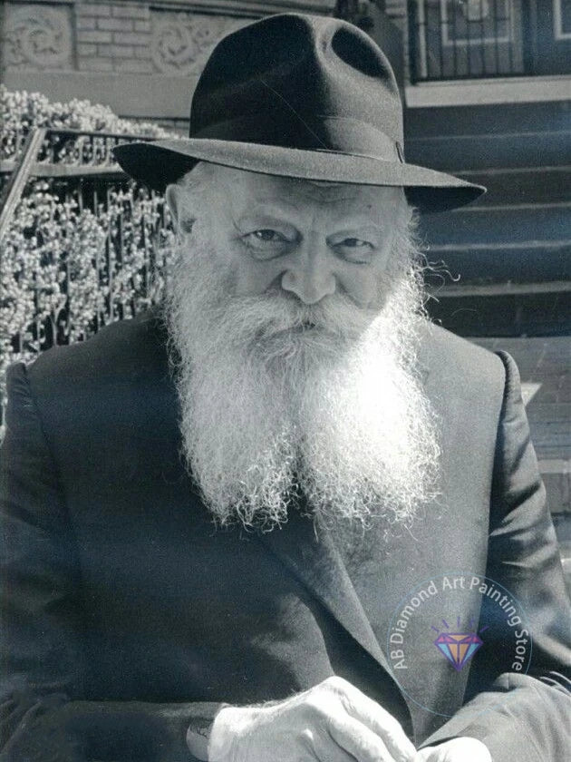Jewish Rabbi Lubavitch AB Diamond Painting Kit 5D DIY Diamond Embroidery Cross Stitch Handmade Art Gift Crafts Home Decor