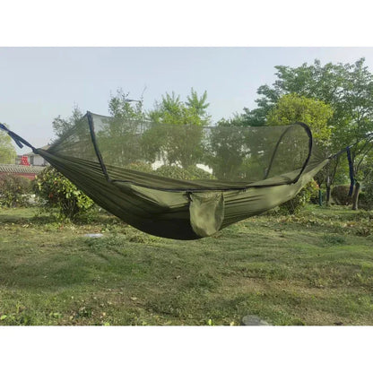 Portable Outdoor Parachute Hammock with Net for Camping