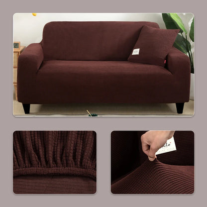 Elastic Jacquard Sofa Cover 1/2/3/4/5 Seater Couch Cover Sofa Covers Versatile Furniture Protection Slipcover For Living Room