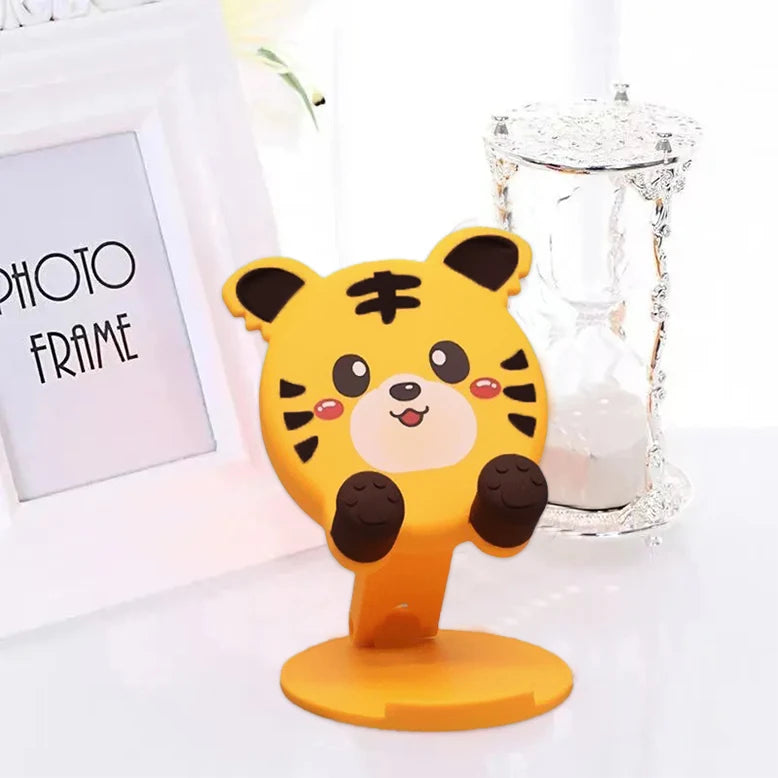1PC New Cartoon Cute Phone Stand Folding Small Portable Multi Functional Adjustable Universal Tablet Stand Lazy God Tool