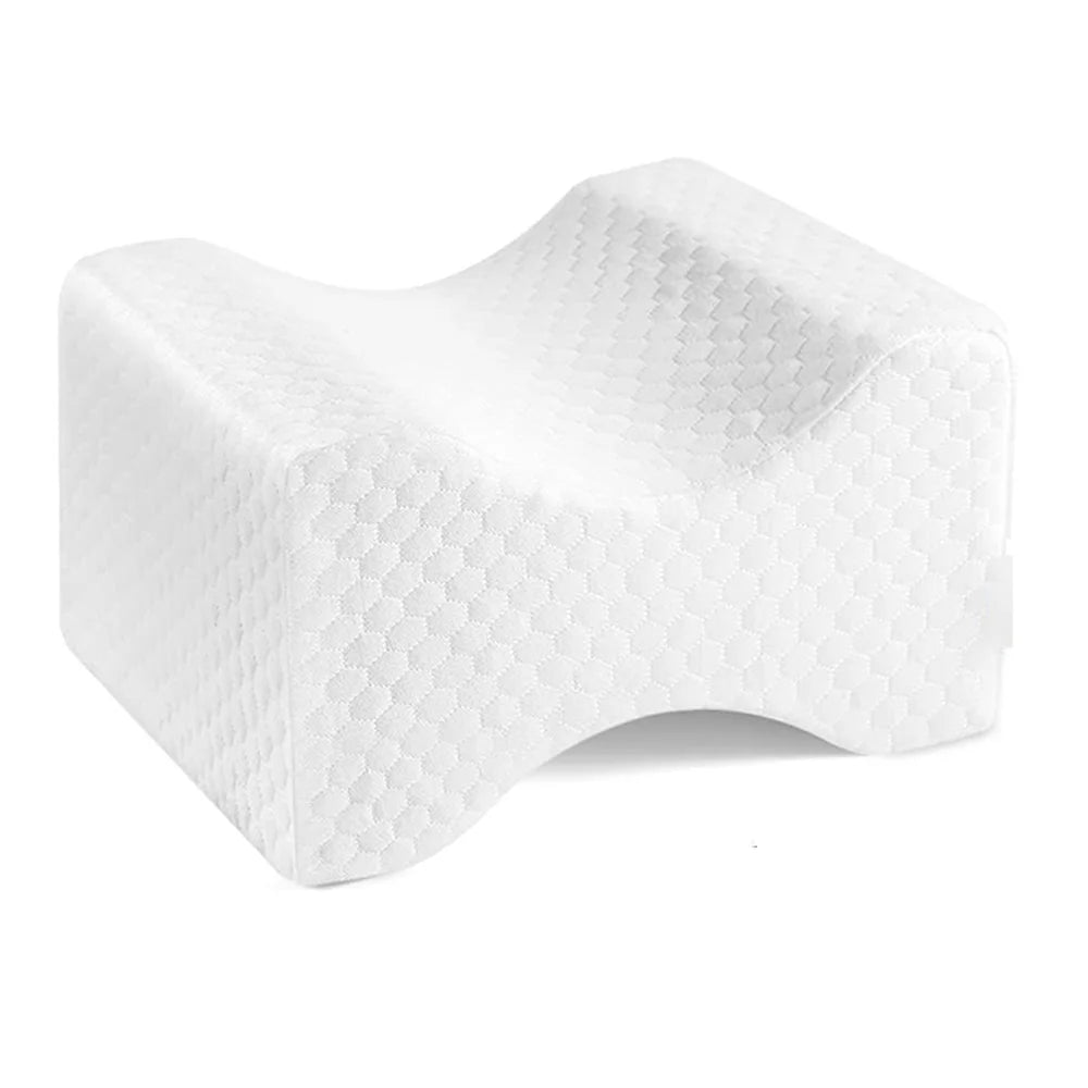 Leg pillow,side pillow,Memory foam knee pillow with side sleeping belt,Leg knee pillow with removable and washable cover