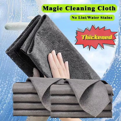 1/5PCS Magic Glass Cleaning Cloth,Streak Free Microfiber Towel for Window,Lint Free Reusable Rag for Home Kitchen Cleaning Cloth