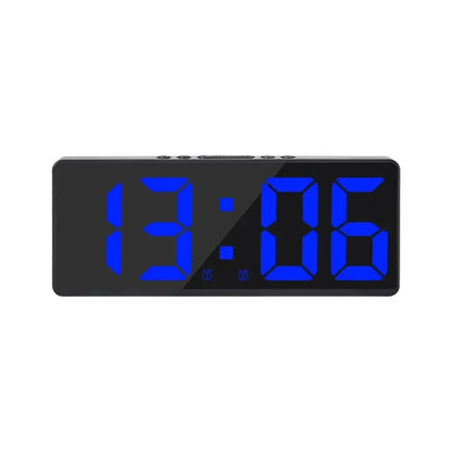Multifunctional LED Number Clock Color Nightlight Temperature Calendar Alarm Large Digital Electronic Backlight Home Decor