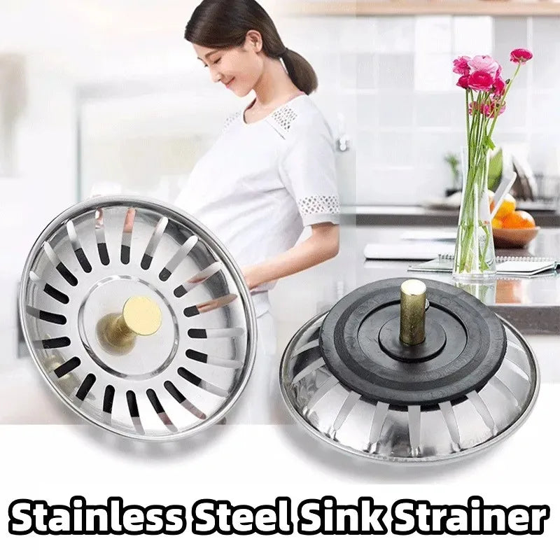 2pcs Kitchen Sink Strainer Stopper Waste Plug Sink Filter Filtre Sink Strainer Filter Floor Drain Kitchen Tools