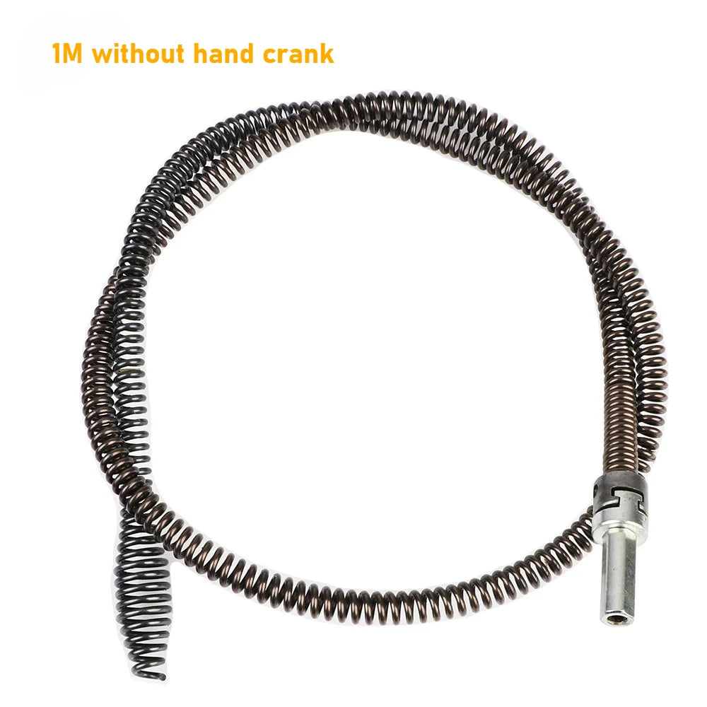 Bathroom Kitchen 1-10M Spring Pipe Sewer Unblocker Pipe Dredging Tool Sinks Basin Pipeline Clogged Remover Tools Drain Cleaner
