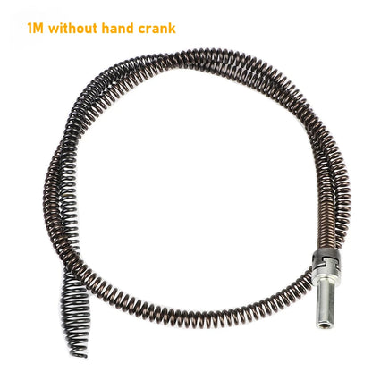 Bathroom Kitchen 1-10M Spring Pipe Sewer Unblocker Pipe Dredging Tool Sinks Basin Pipeline Clogged Remover Tools Drain Cleaner