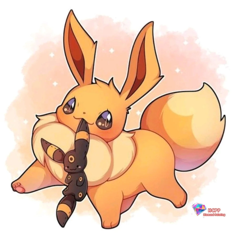 Eevee Pokemon Cute Anime Cartoon Square Round Diamond Painting Kits Cross Stitch Mosaic Embroidery Home Decor 5D DIY Art Gift