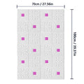 70cm*1M 3D Brick Pattern Wall Panels Wallpaper DIY Waterproof for Living Room Bedroom Kitchen Background Wall Decoration