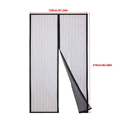 Mosquito Net Curtain Magnets Door Mesh Insect Sandfly Netting with Magnets on The Door Mesh Screen Automatic Closing Door Screen