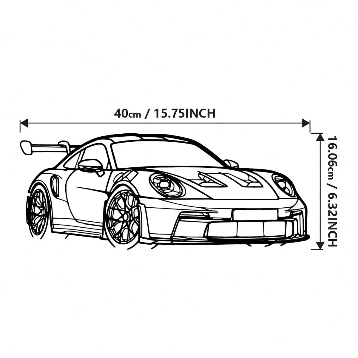 HelloYoung Metal Racing Car Wall Art Durable Sports Decor for Kids Room